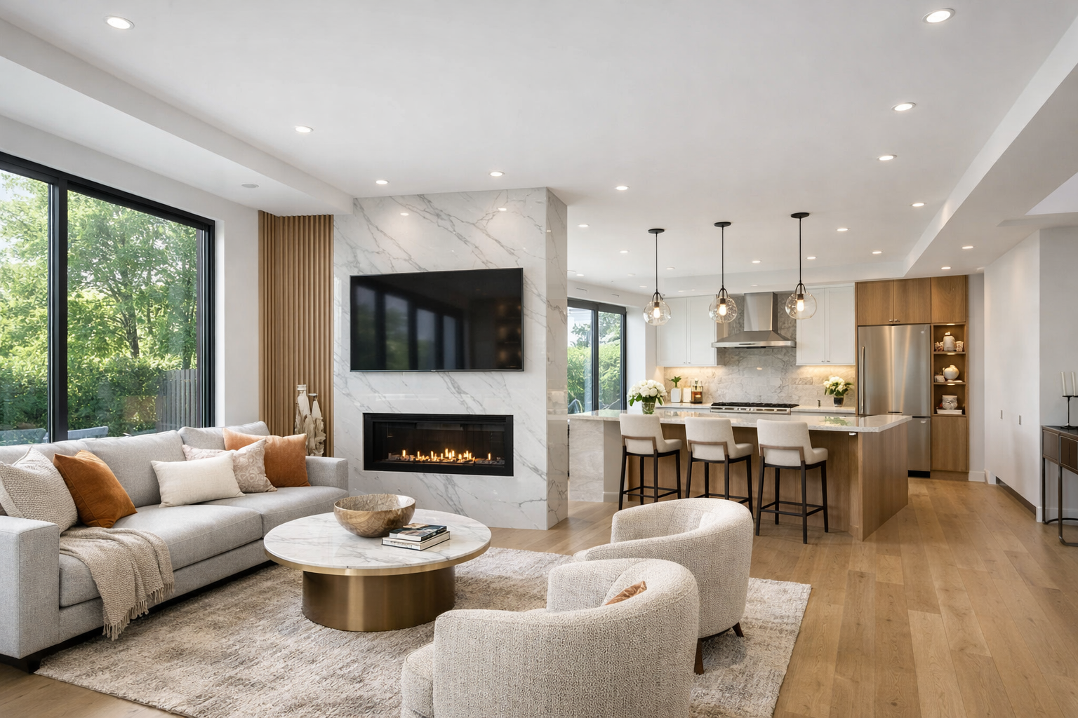 Modern interior renovation